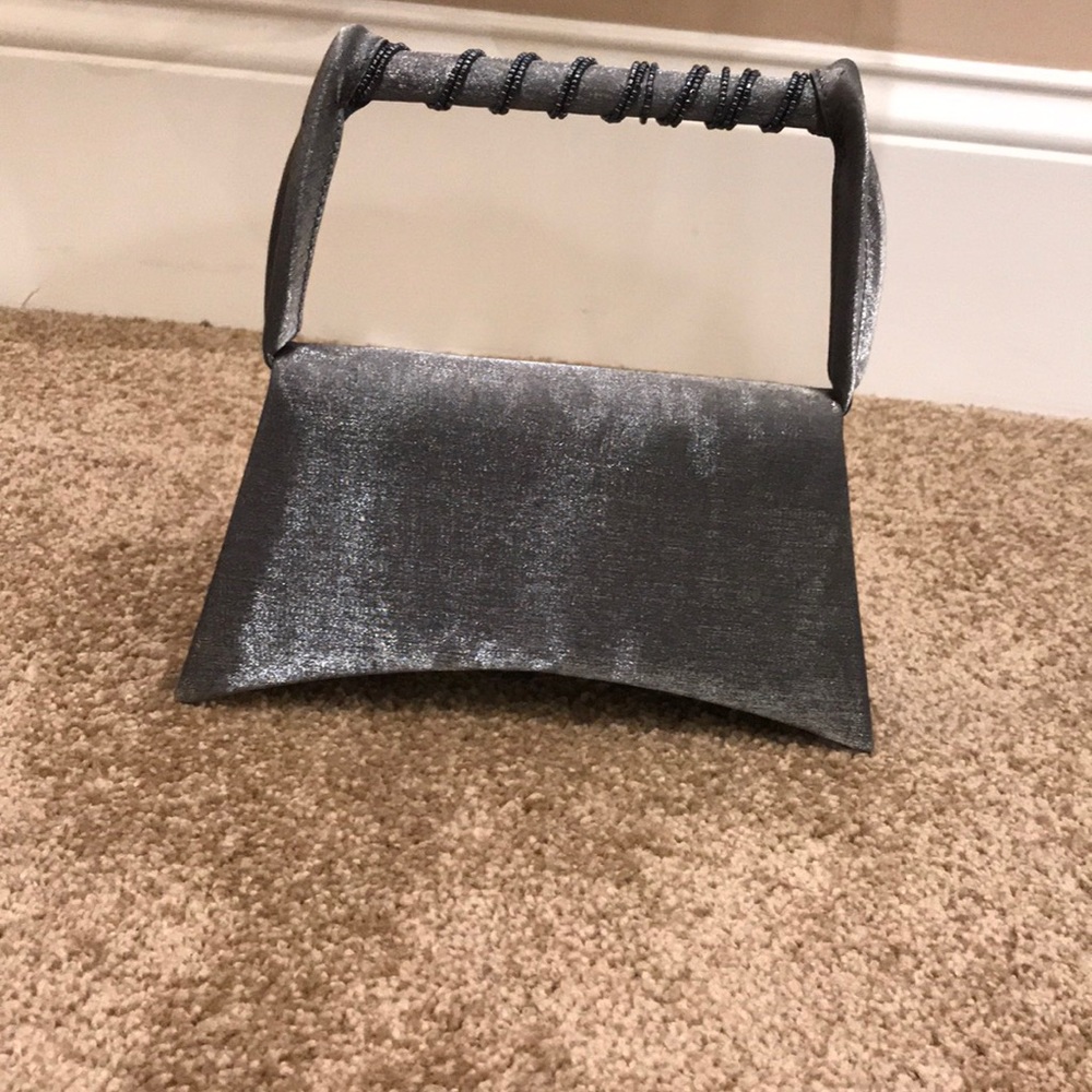 Brand New Satin Purse with Beading